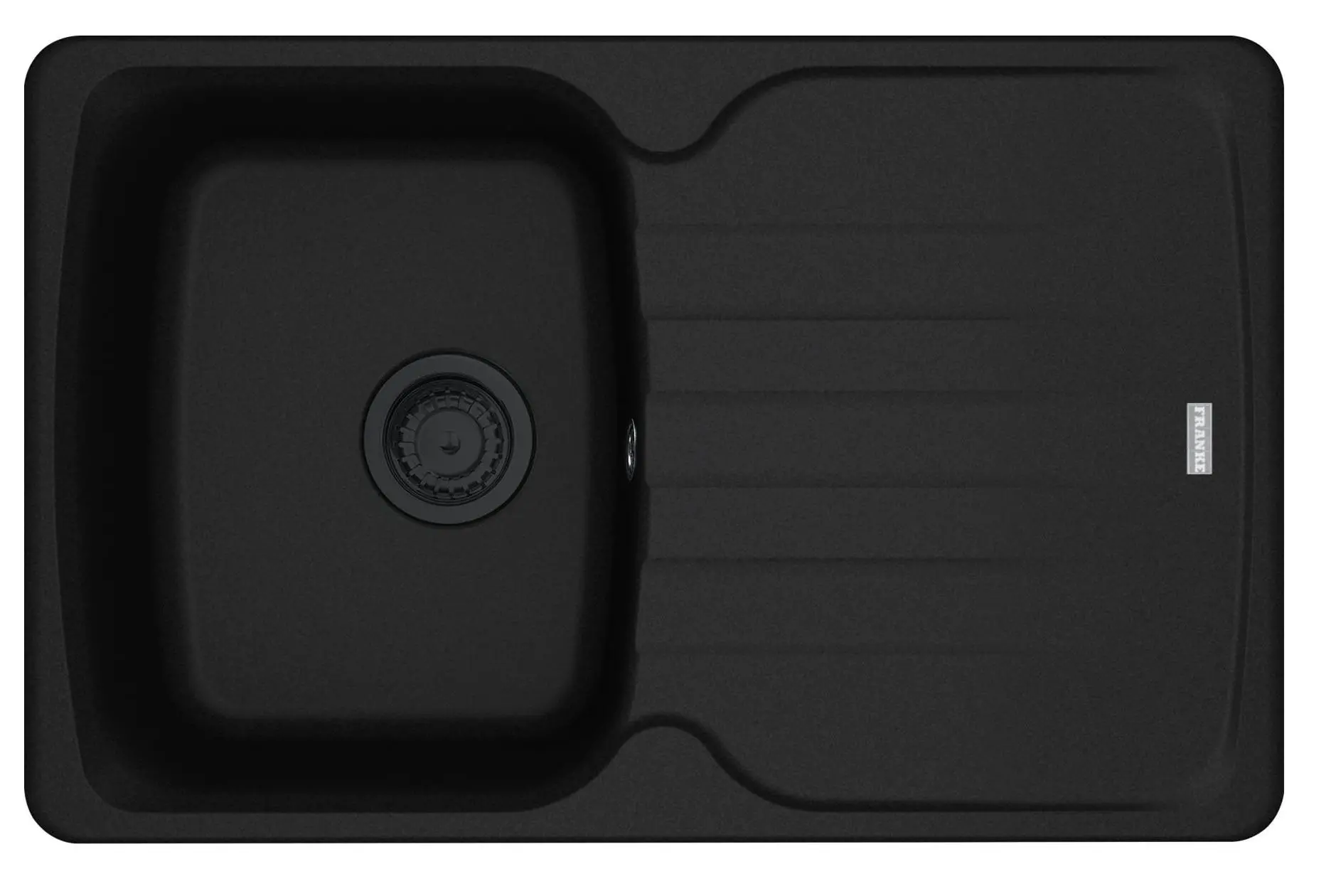 Zlewozmywak Franke Antea AZG 611-78 Granitowy Czarny mat