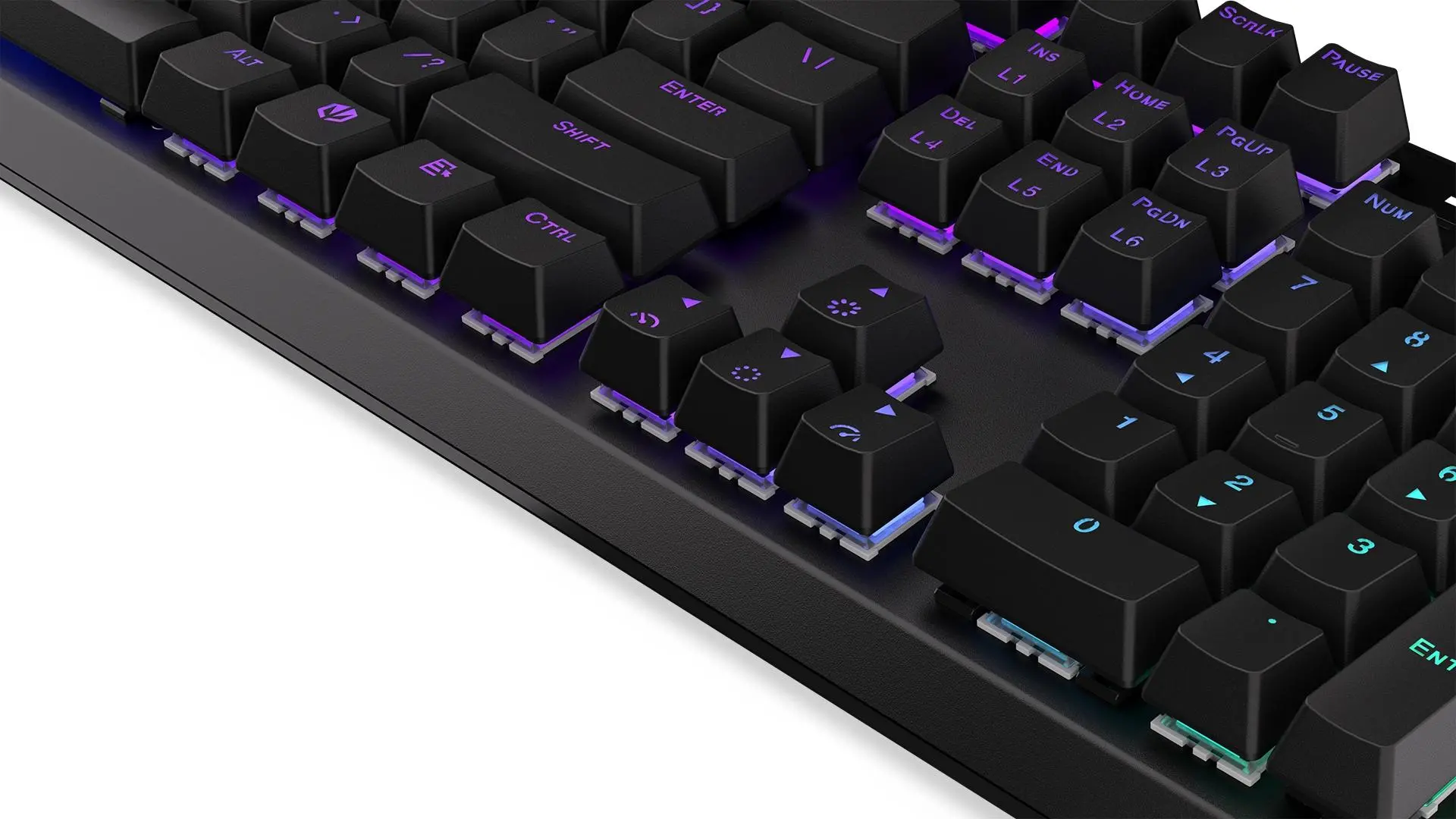 Klawiatura mechaniczna Endorfy Thock Wireless Kailh Box Brown Czarny