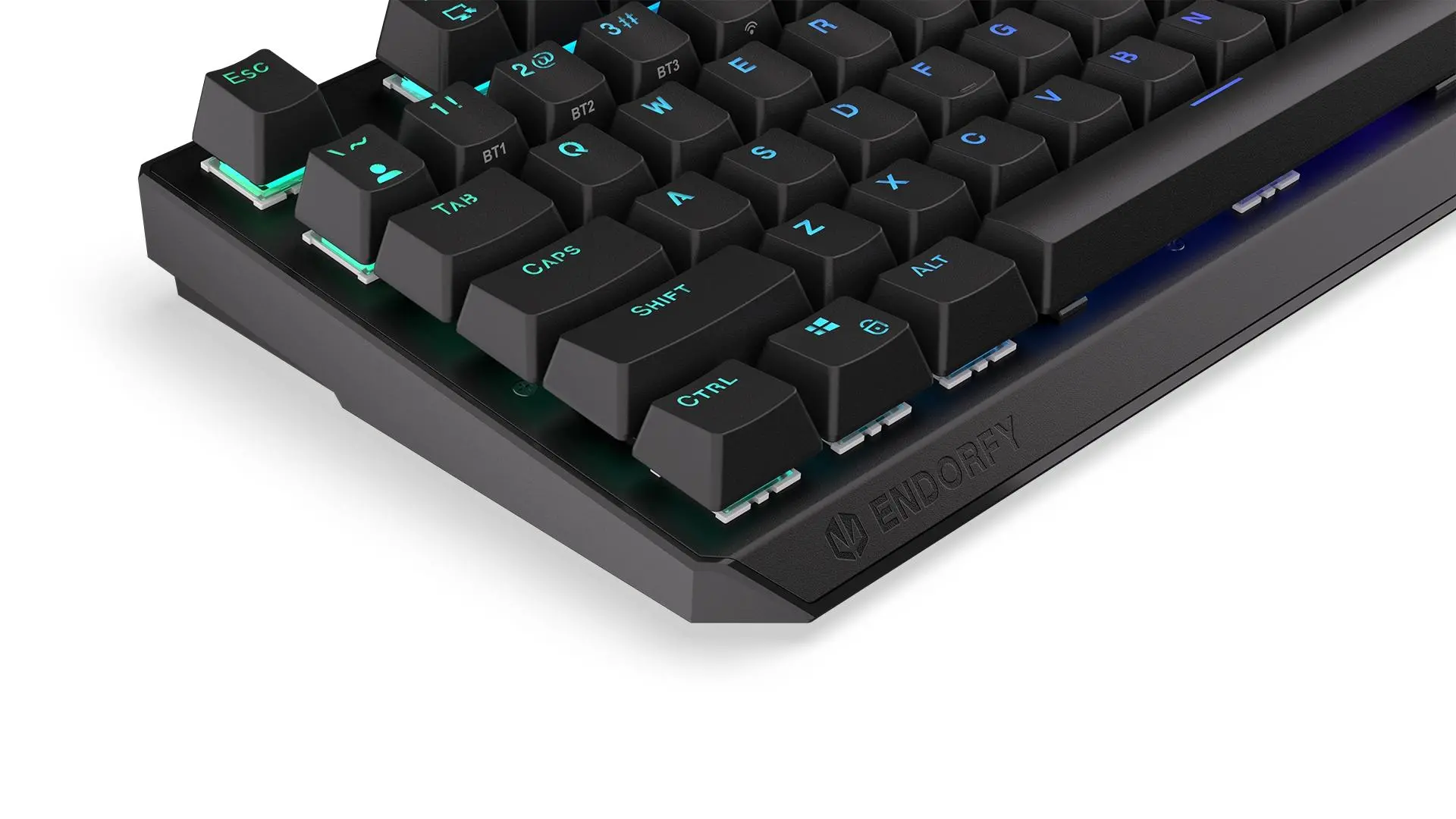 Klawiatura mechaniczna Endorfy Thock Wireless Kailh Box Brown Czarny