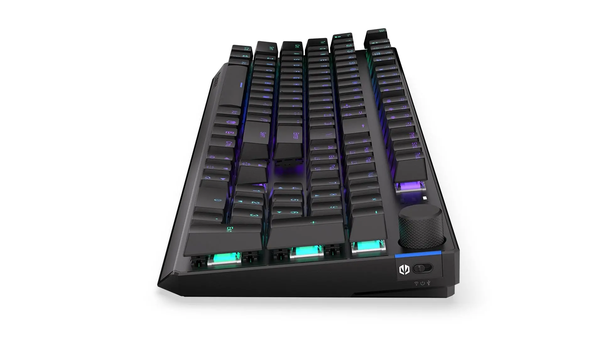Klawiatura mechaniczna Endorfy Thock Wireless Kailh Box Brown Czarny