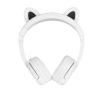 Słuchawki bezprzewodowe BuddyPhones Play Ears Plus Bear Dla dzieci Nauszne Bluetooth 5.0 Biały