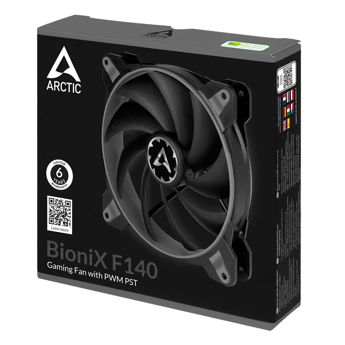 Wentylator Arctic BioniX F140 140mm Szary