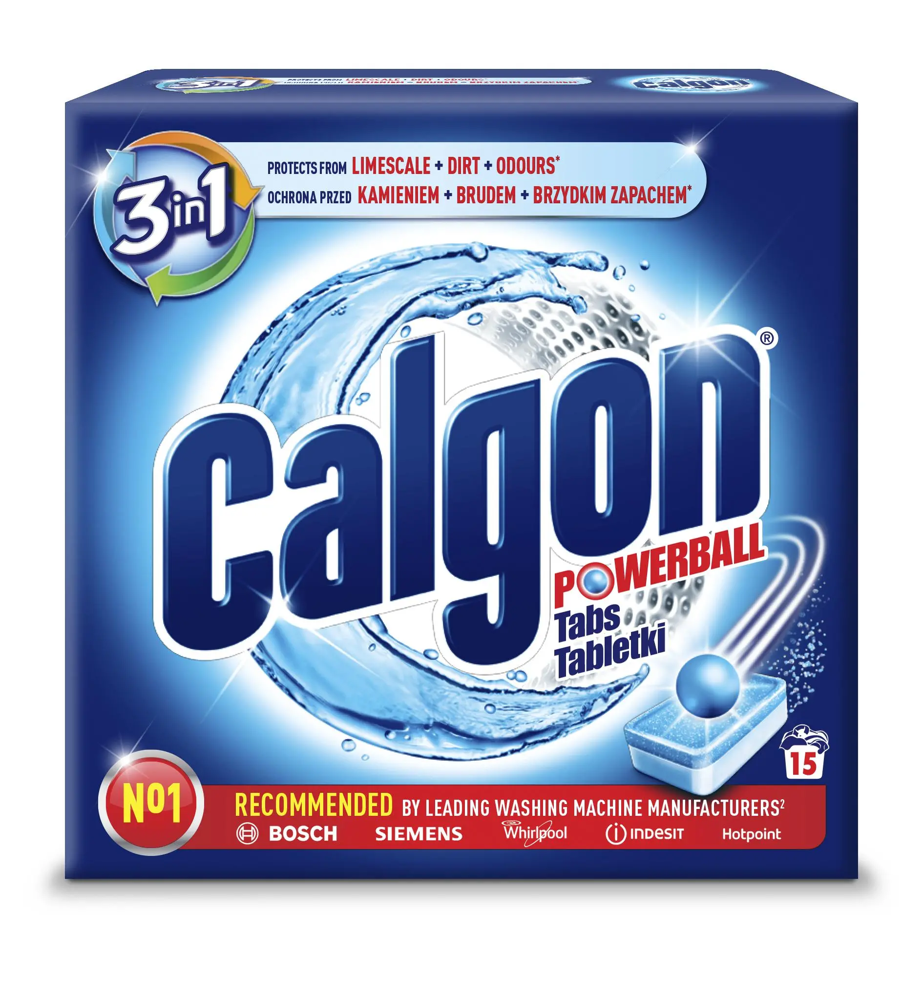 Odkamieniacz Calgon Tabletki 15szt.