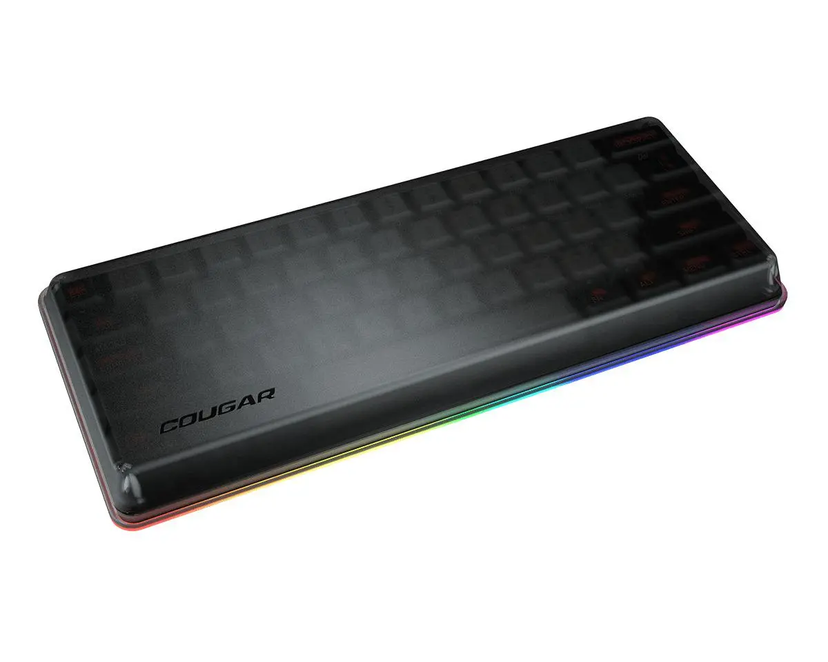 Klawiatura mechaniczna Cougar Puri Mini Gateron Red Czarny