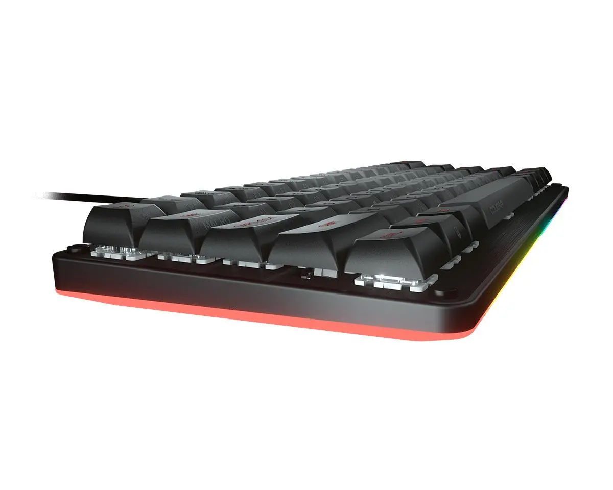 Klawiatura mechaniczna Cougar Puri Mini Gateron Red Czarny