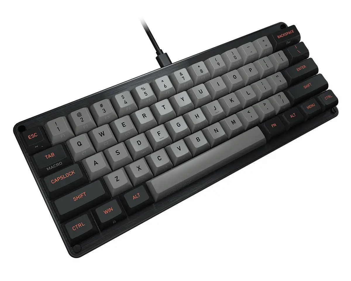 Klawiatura mechaniczna Cougar Puri Mini Gateron Red Czarny