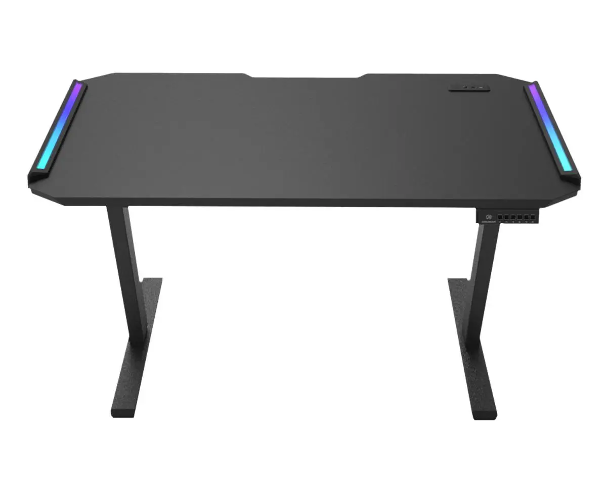 Biurko Cougar E-Deimus 120 122,4cm Regulacja wysokości Czarny