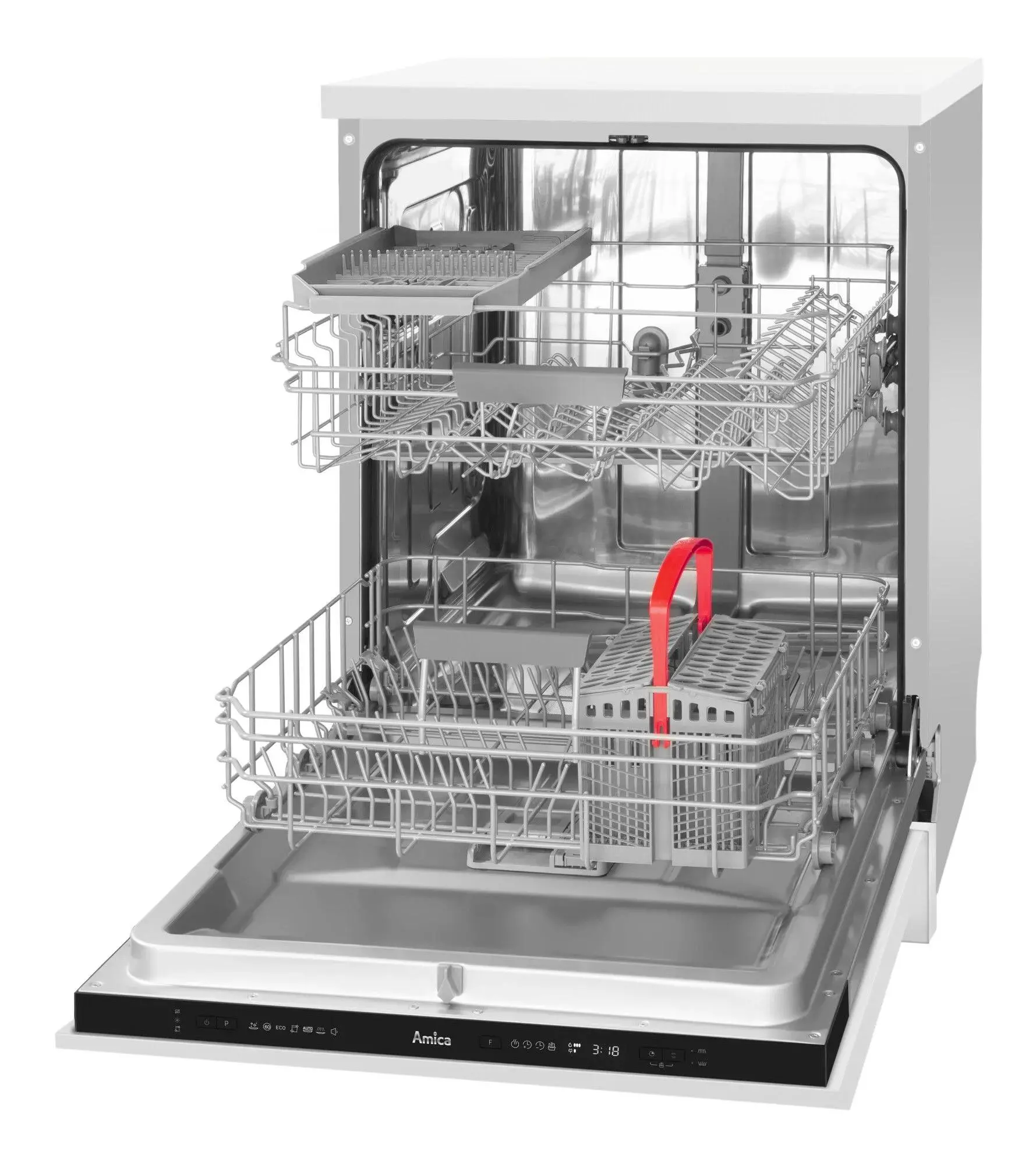 Zmywarka Amica DIM62C7TBOQD 59,8cm Automatyczne otwieranie drzwi
