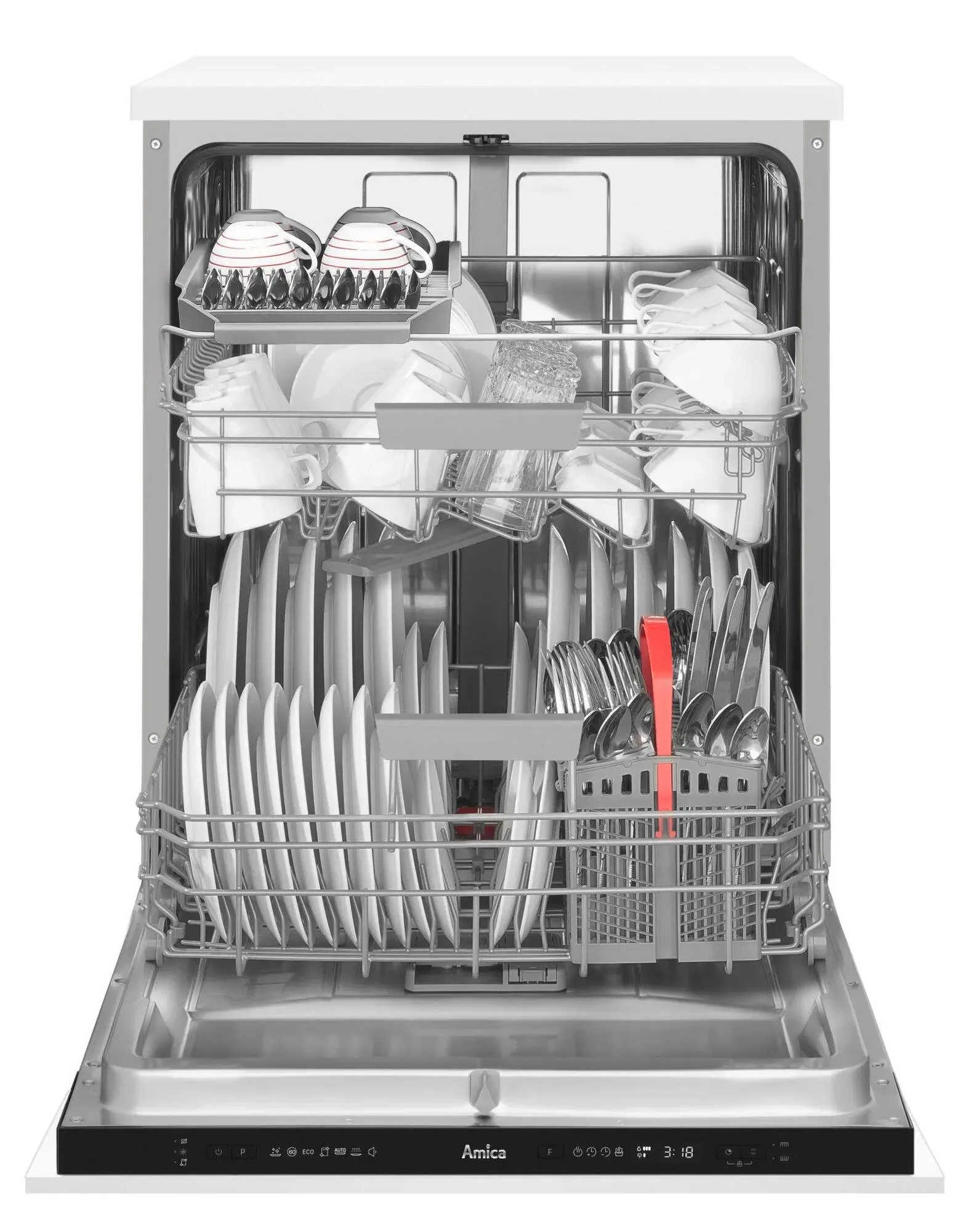 Zmywarka Amica DIM62C7TBOQD 59,8cm Automatyczne otwieranie drzwi