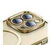 Etui Baseus Glitter Magnetic do iPhone 14 Pro złote + szkło hartowane