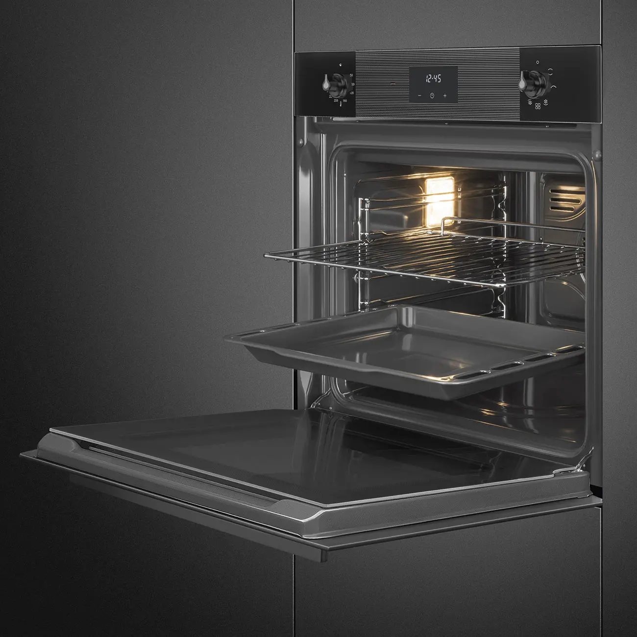 Piekarnik elektryczny Smeg Linea SF6100VB3 Czarny