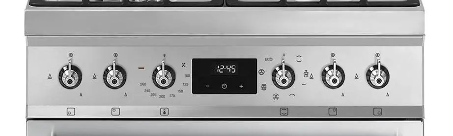 Kuchnia gazowo-elektryczna Smeg Classica C6GMX2 Termoobieg