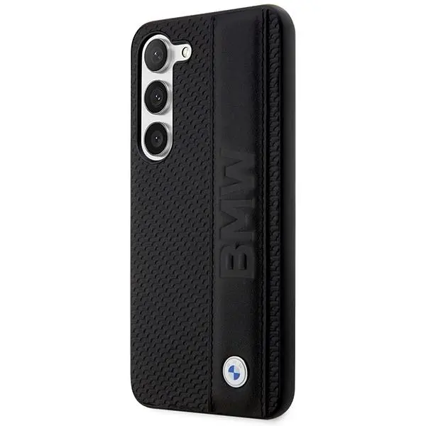Etui BMW Leather Textured & Stripe BMHCS23S22RDPK do Samsung Galaxy S23