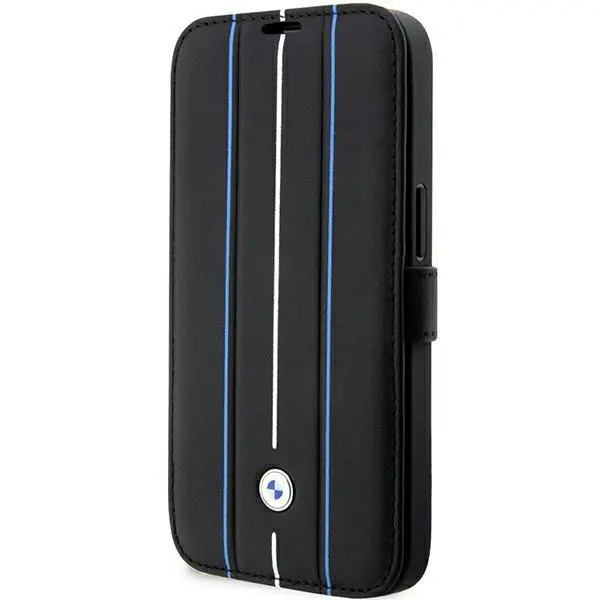 Etui BMW Leather Stamp Blue Lines BMBKP14L22RVSK do iPhone 14 Pro