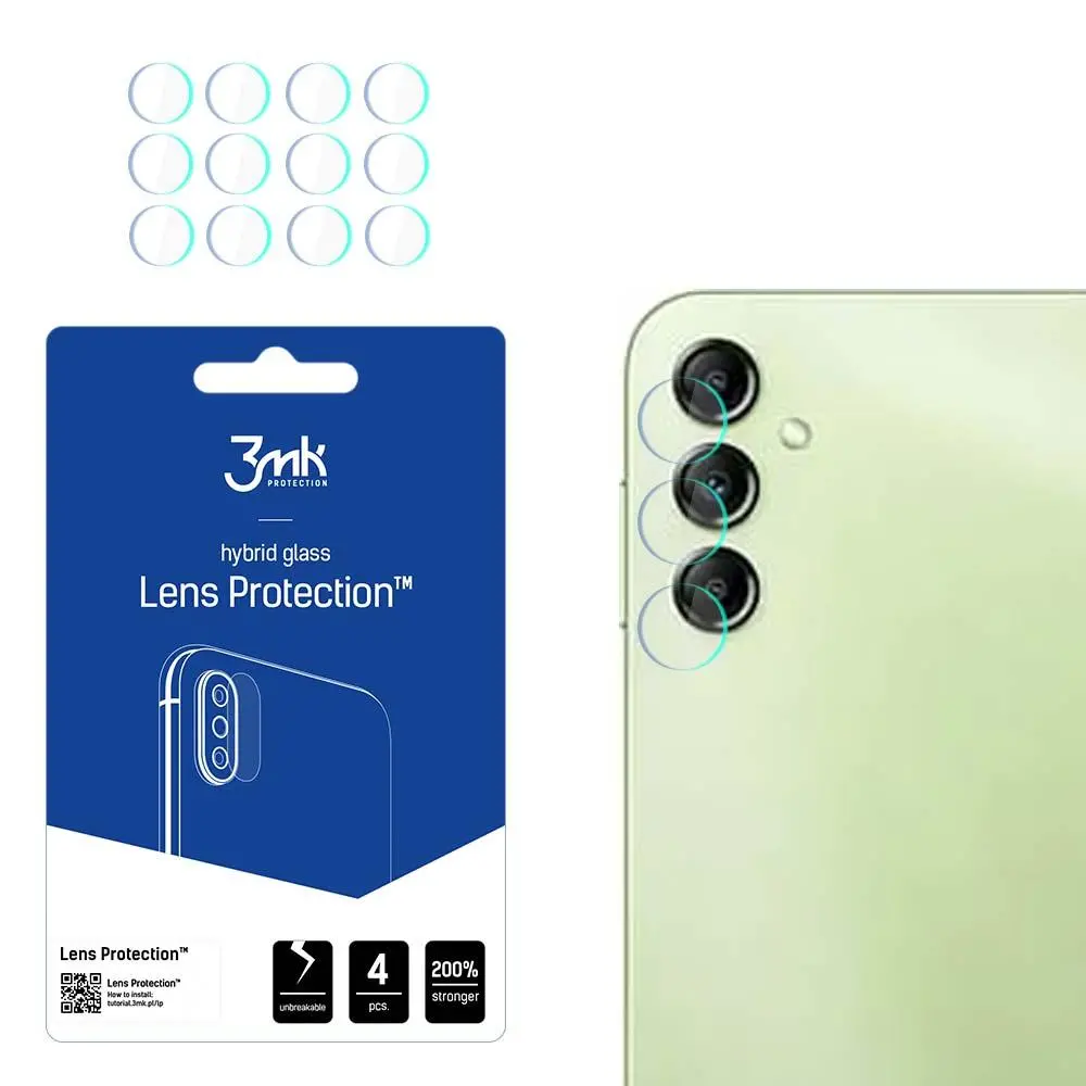 Szkło hybrydowe 3mk Lens Protection do Samsung Galaxy A14 4G/5G