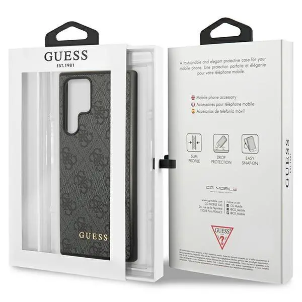 Etui Guess 4G Metal Gold Logo GUHCS23LG4GFGR do Samsung Galaxy S23 Ultra