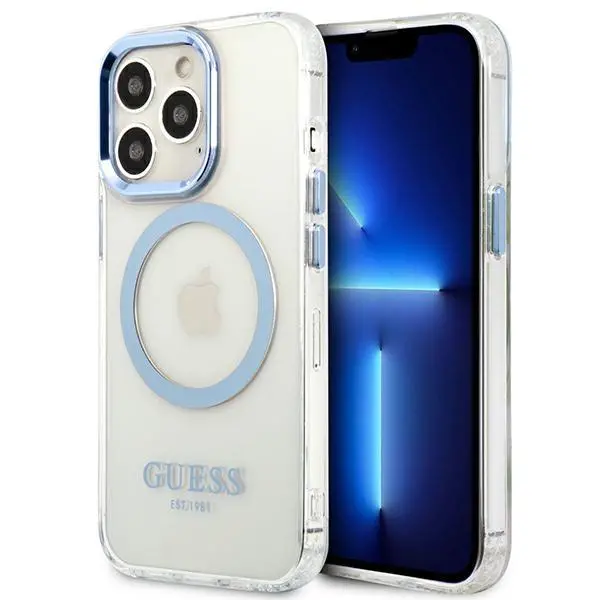 Etui Guess Metal Outline Magsafe GUHMP13LHTRMB do iPhone 13 Pro / 13