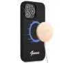 Etui Guess Silicone Script Gold Logo MagSafe GUHMP13XLSLMGBK do iPhone 13 Pro Max