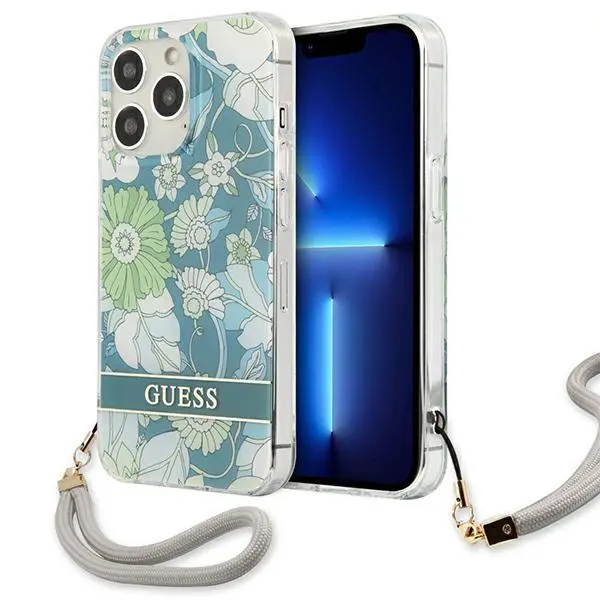 Etui Guess Flower Strap GUHCP13XHFLSN do iPhone 13 Pro Max