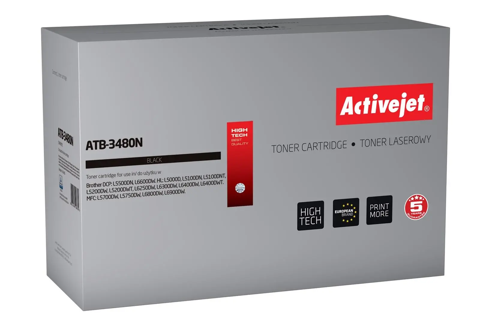 Toner ActiveJet ATB-3480N (zamiennik TN-3480) Czarny