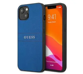 Etui Guess Saffiano Strap GUHCP13SPSASBBL do iPhone 13 mini