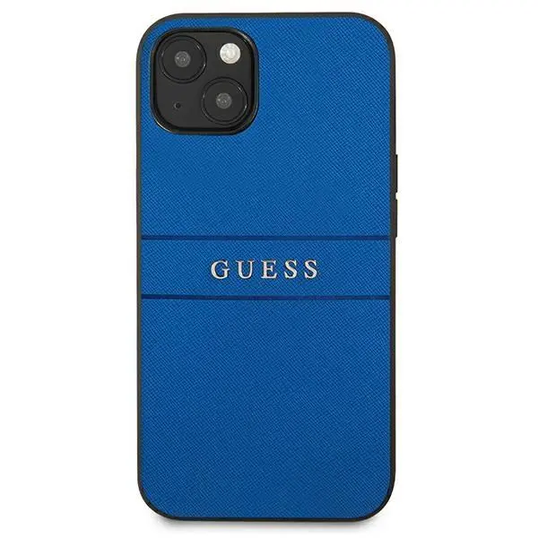 Etui Guess Saffiano Strap GUHCP13SPSASBBL do iPhone 13 mini