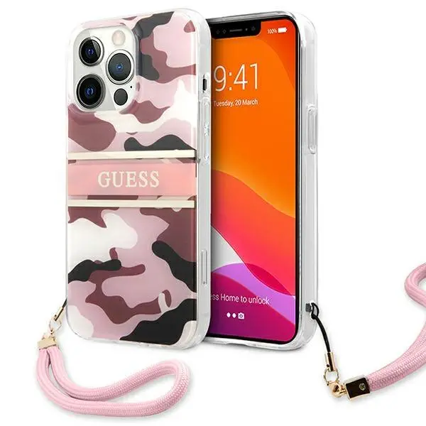 Etui Guess Camo Strap Collection GUHCP13XKCABPI do iPhone 13 Pro Max