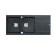 Quadron HQE11650U8_BS P2O Evan 121 Granitowy Czarny metalik/Stalowy