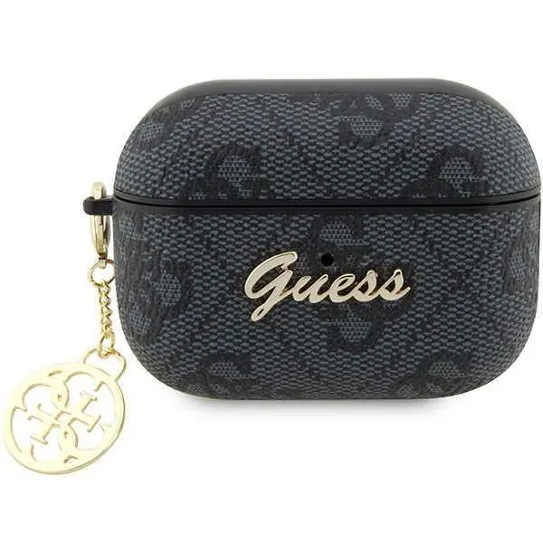 Etui na słuchawki Guess 4G Charm Collection GUAP2G4GSMK do AirPods Pro 2 Czarny
