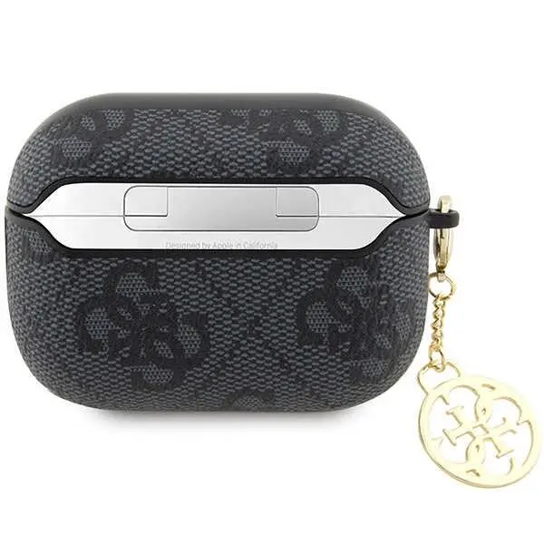 Etui na słuchawki Guess 4G Charm Collection GUAP2G4GSMK do AirPods Pro 2 Czarny