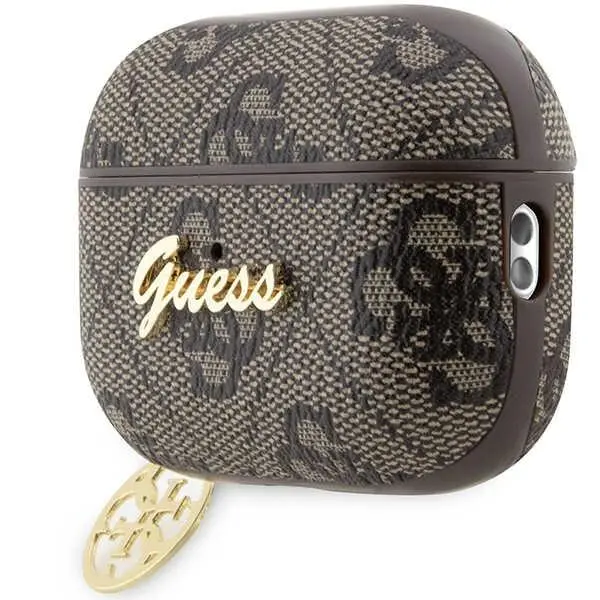 Etui na słuchawki Guess 4G Charm Collection GUAP2G4GSMW do AirPods Pro 2 Brązowy