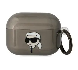 Etui na słuchawki Karl Lagerfeld Karl`s Head do AirPods Pro Czarny