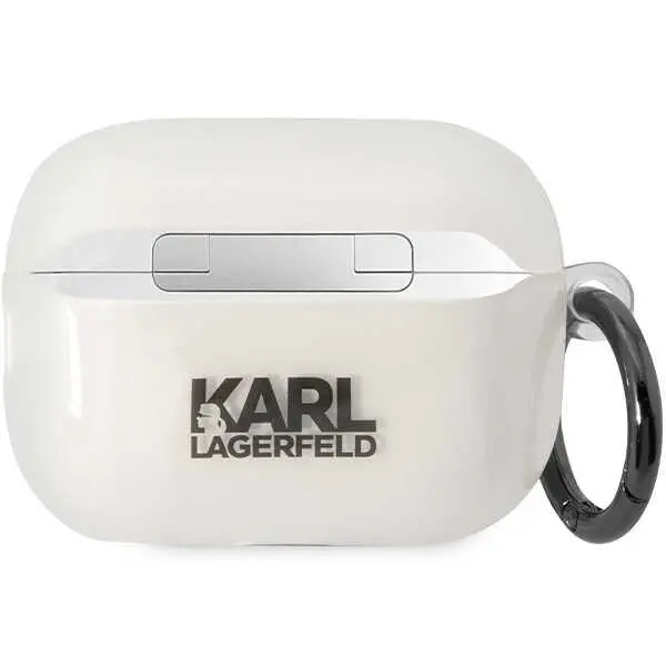 Etui na słuchawki Karl Lagerfeld Ikonik Choupette KLAP2HNCHTCT do AirPods Pro 2 Biały