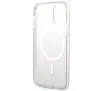 Zestaw Guess GUBPP12MH4EACSW ładowarka indukcyjna + etui 4G Print MagSafe do iPhone 12 Pro
