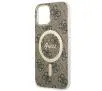 Zestaw Guess GUBPP12MH4EACSW ładowarka indukcyjna + etui 4G Print MagSafe do iPhone 12 Pro