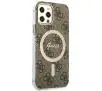 Zestaw Guess GUBPP12MH4EACSW ładowarka indukcyjna + etui 4G Print MagSafe do iPhone 12 Pro
