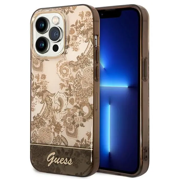 Etui Guess Porcelain Collection GUHCP14XHGPLHC do iPhone 14 Pro Max
