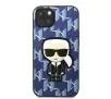 Etui Karl Lagerfeld Monogram Ikonik Patch KLHCP13SPMNIKBL do iPhone 13 mini