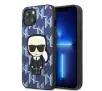 Etui Karl Lagerfeld Monogram Ikonik Patch KLHCP13SPMNIKBL do iPhone 13 mini