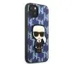 Etui Karl Lagerfeld Monogram Ikonik Patch KLHCP13SPMNIKBL do iPhone 13 mini