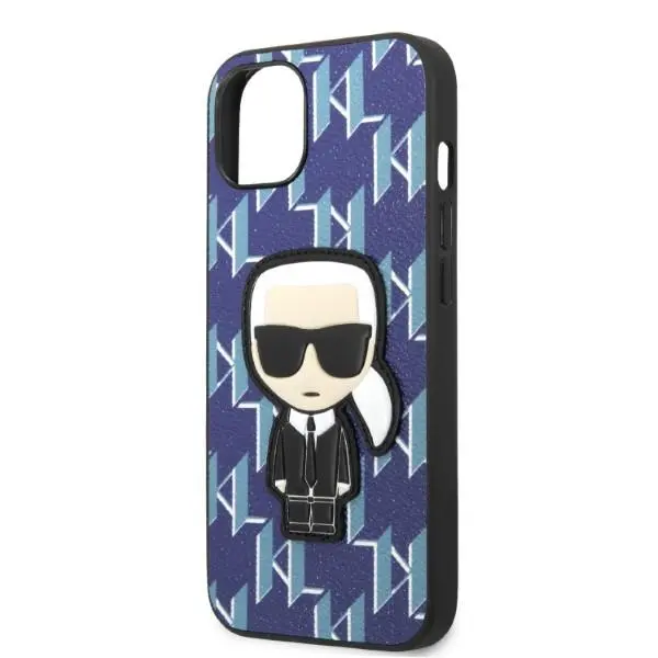 Etui Karl Lagerfeld Monogram Ikonik Patch KLHCP13SPMNIKBL do iPhone 13 mini