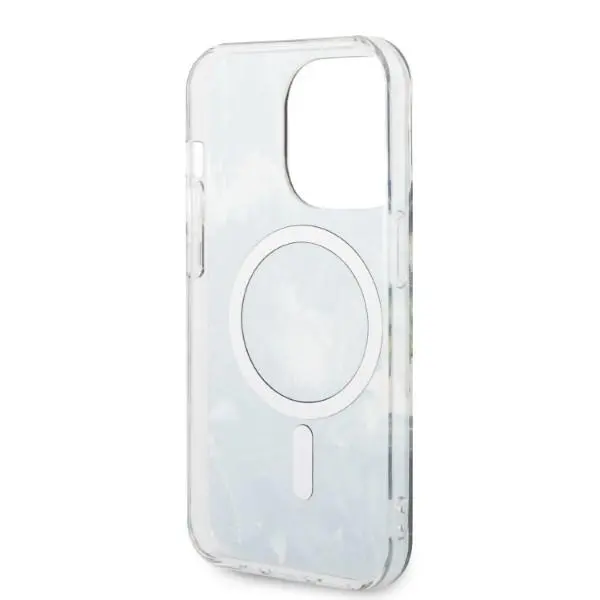 Ładowarka indukcyjna Guess GUBPP14LHJEACSA ładowarka indukcyjna + etui Jungle MagSafe do iPhone 14 Pro