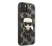 Etui Karl Lagerfeld Monogram Ikonik Patch KLHCP13SPMNIKBK do iPhone 13 mini