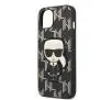 Etui Karl Lagerfeld Monogram Ikonik Patch KLHCP13SPMNIKBK do iPhone 13 mini