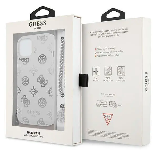 Etui Guess Peony Chain Collection GUHCP13SKSPESI do iPhone 13 mini