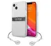 Etui Guess 4G Grey Strap Charm GUHCP13SKB4GGR do iPhone 13 mini