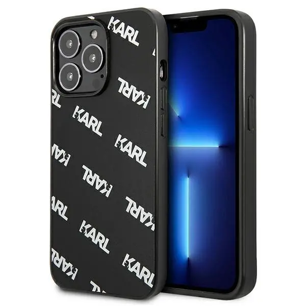 Etui Karl Lagerfeld Allover KLHCP13LPULMBK3 do iPhone 13 Pro / 13