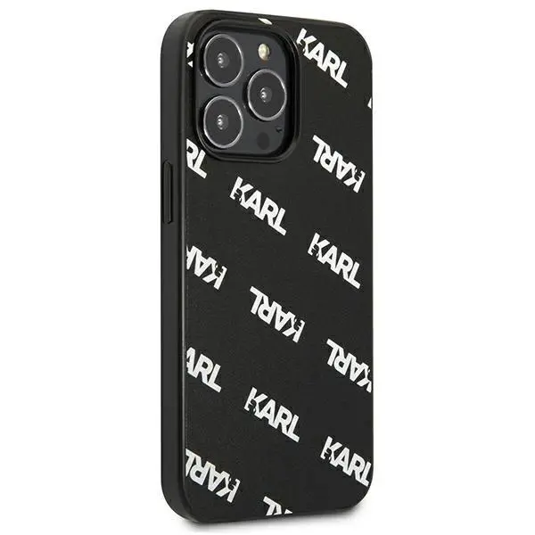 Etui Karl Lagerfeld Allover KLHCP13LPULMBK3 do iPhone 13 Pro / 13