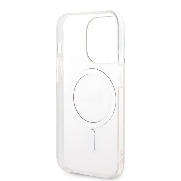 Zestaw Guess GUBPP14LH4EACSP ładowarka indukcyjna + etui 4G Print MagSafe do iPhone 14 Pro
