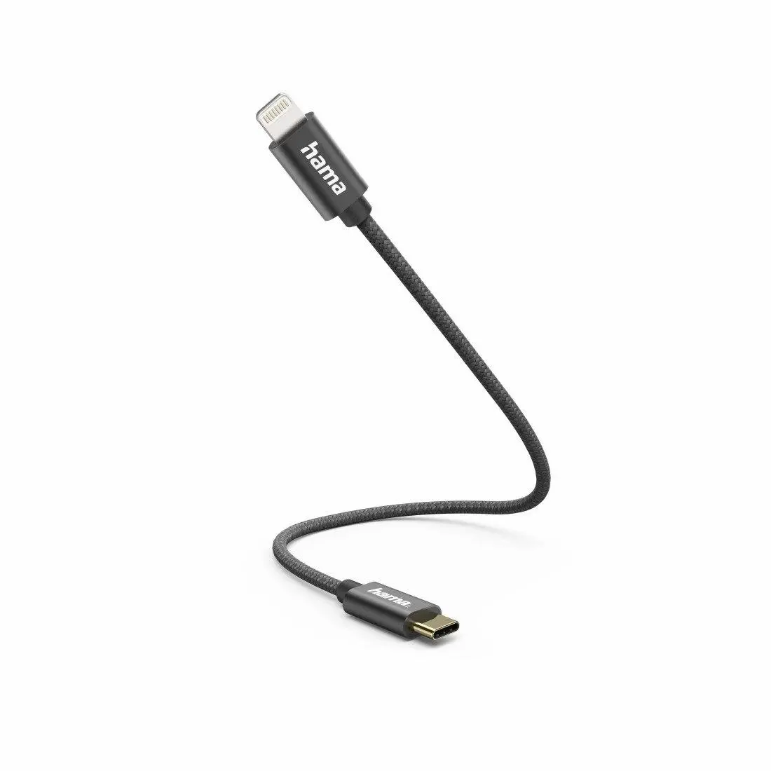 Kabel Hama USB-C do Lightning 0,2m Czarny